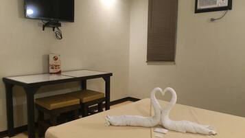 Desk, iron/ironing board, rollaway beds, free WiFi