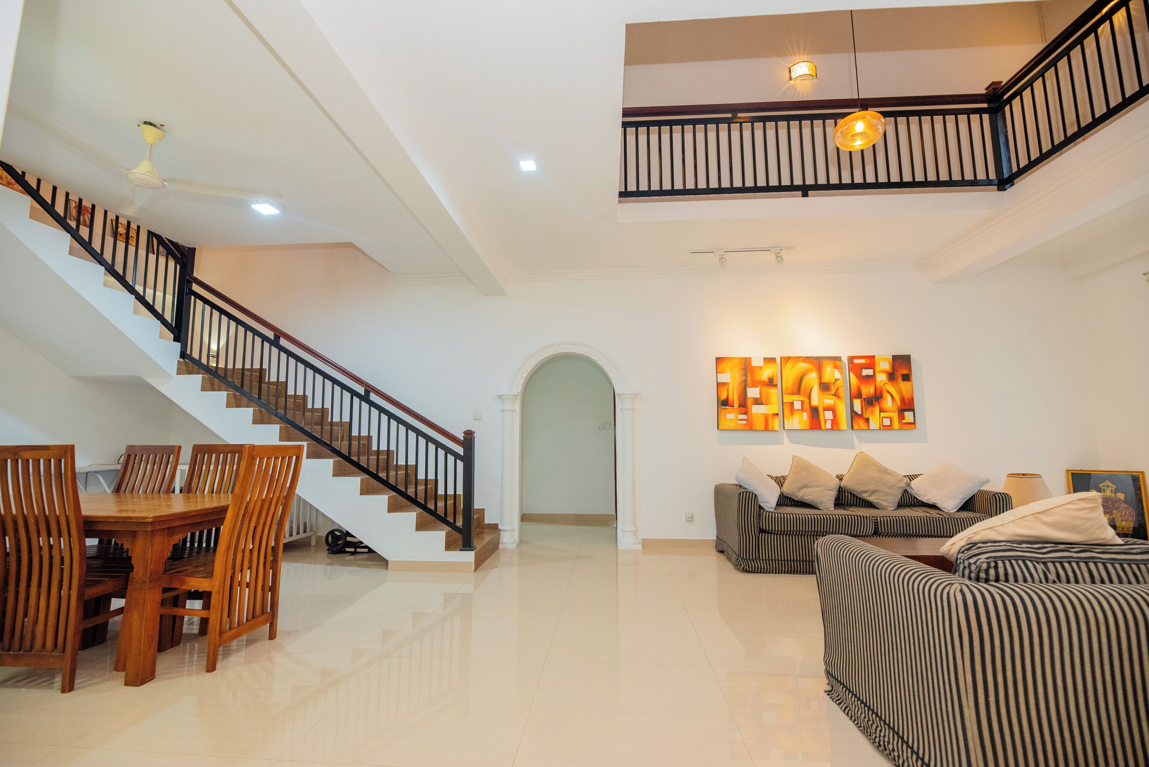 Villa, 4 Bedrooms | Living area | Flat-screen TV, stereo