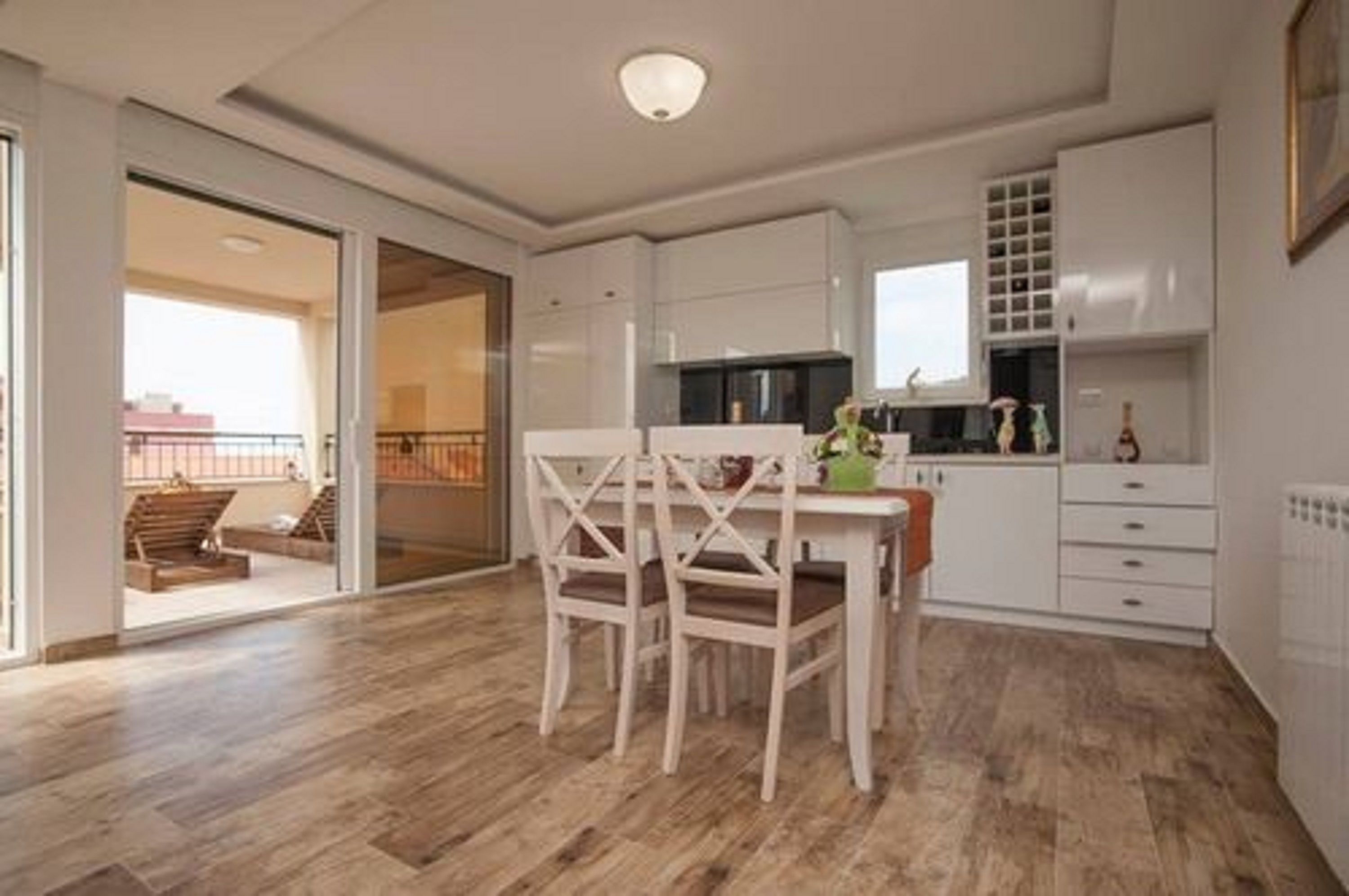 Deluxe-íbúð - 1 svefnherbergi - sjávarsýn | Einkaeldhús | Ísskápur, rafmagnsketill