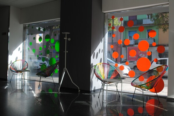 Sala de estar en el lobby