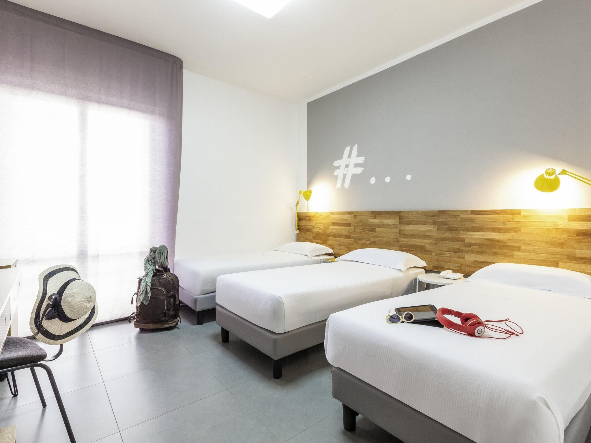 Standard Room, Multiple Beds | Premium bedding, desk, laptop workspace, soundproofing