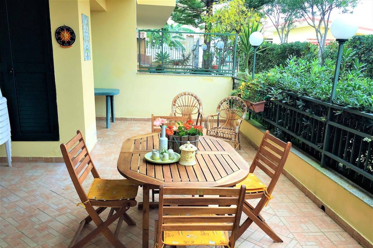 Departamento, 3 habitaciones, vista al mar (P.) | Terraza o patio