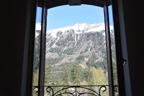Apartment (Aiguille Du Midi) | View from room - Aiguille Verte & spa (Chamonix-Mont-Blanc)