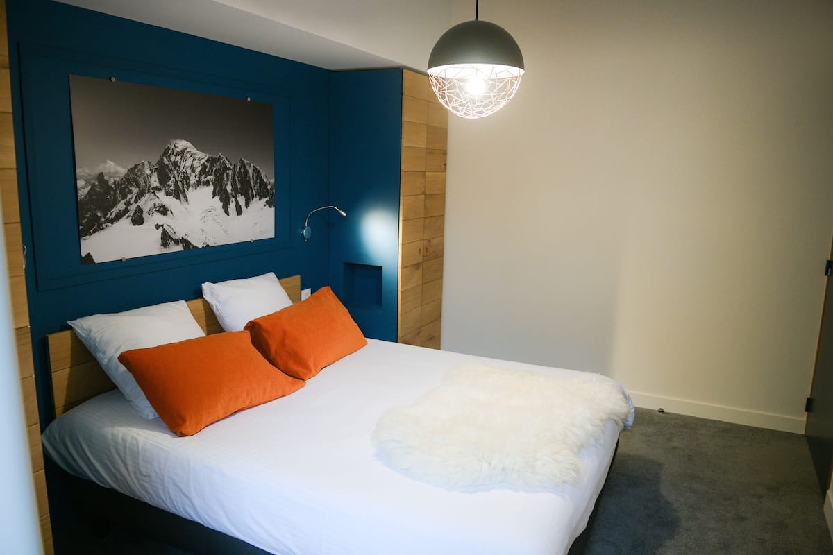 Apartamento (Mont Maudit) | Ropa de cama de alta calidad y decoración individual
