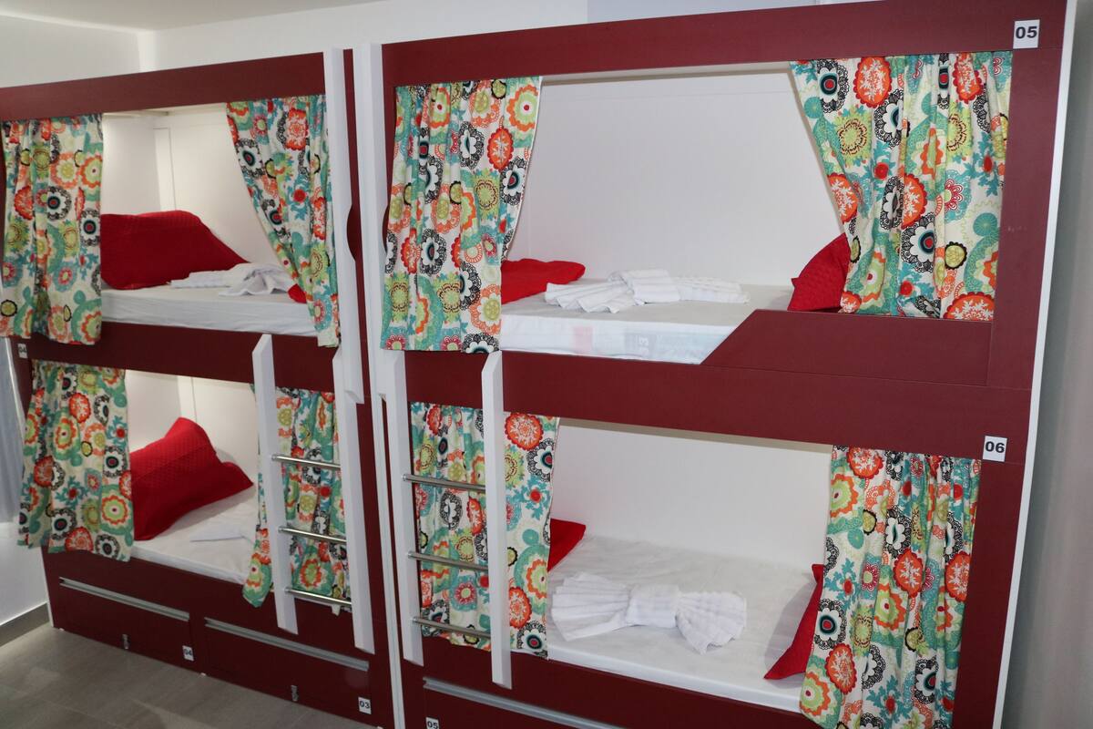 共用宿舍, 男女混合宿舍, 共用浴室 (10 Beds) | 熨斗/熨衣板、免費無線上網