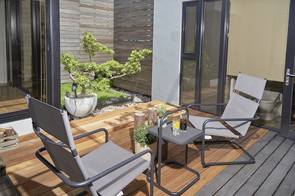 Grand Room, 2 Bedrooms, Courtyard View, Garden Area | Terrace/patio