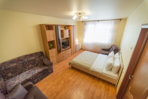 Apartment, 1 Bedroom | 1 bedroom, iron/ironing board, free cribs/infant beds, free WiFi