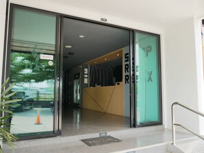 Entrada al alojamiento