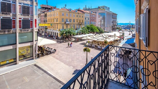 City Studio, City View (1) | Balcony view - Main Street Apartments (Rijeka)