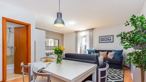 City Studio, City View (1) | Living room - Main Street Apartments (Rijeka)