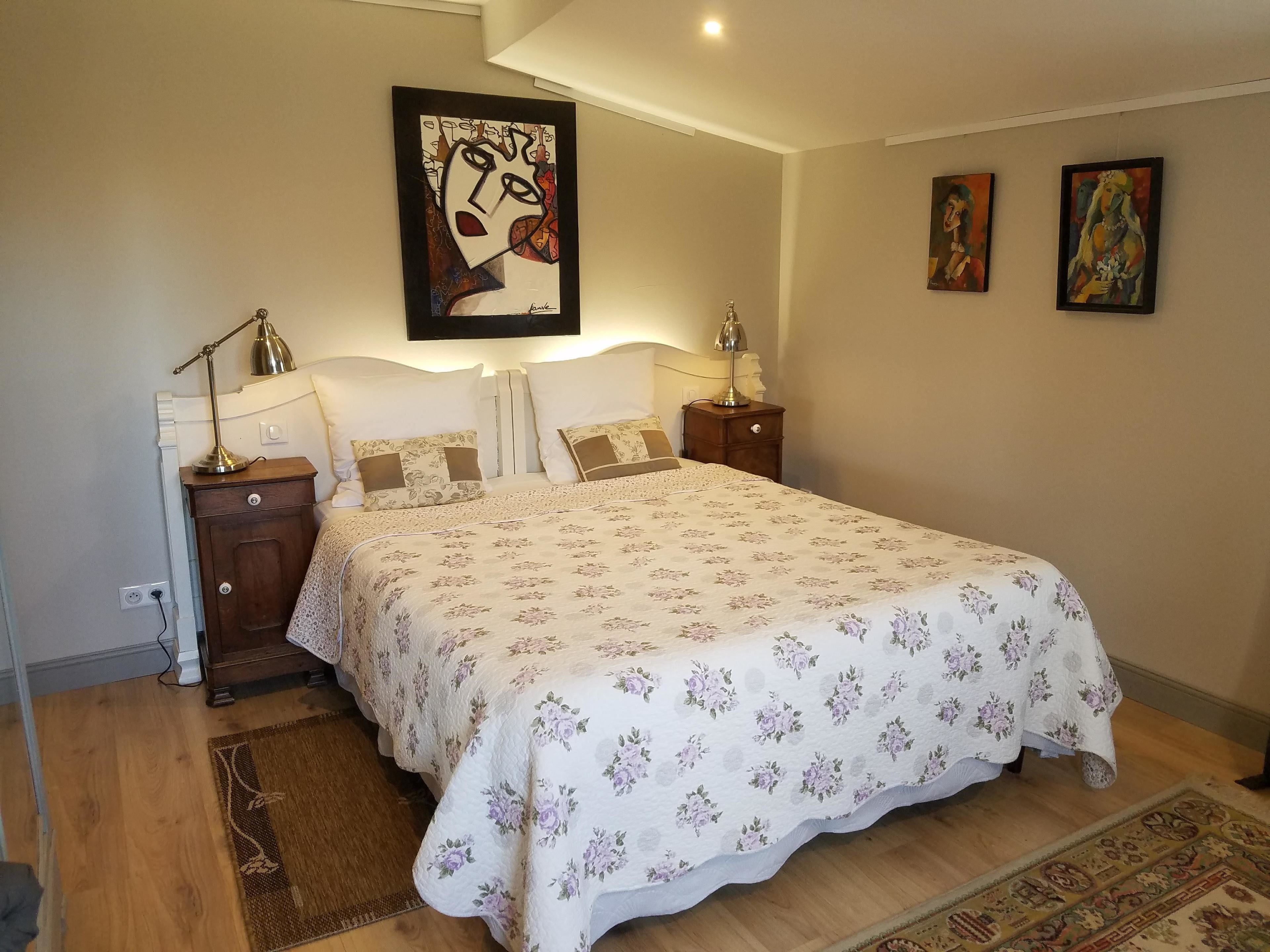 Premium bedding, desk, soundproofing, iron/ironing board