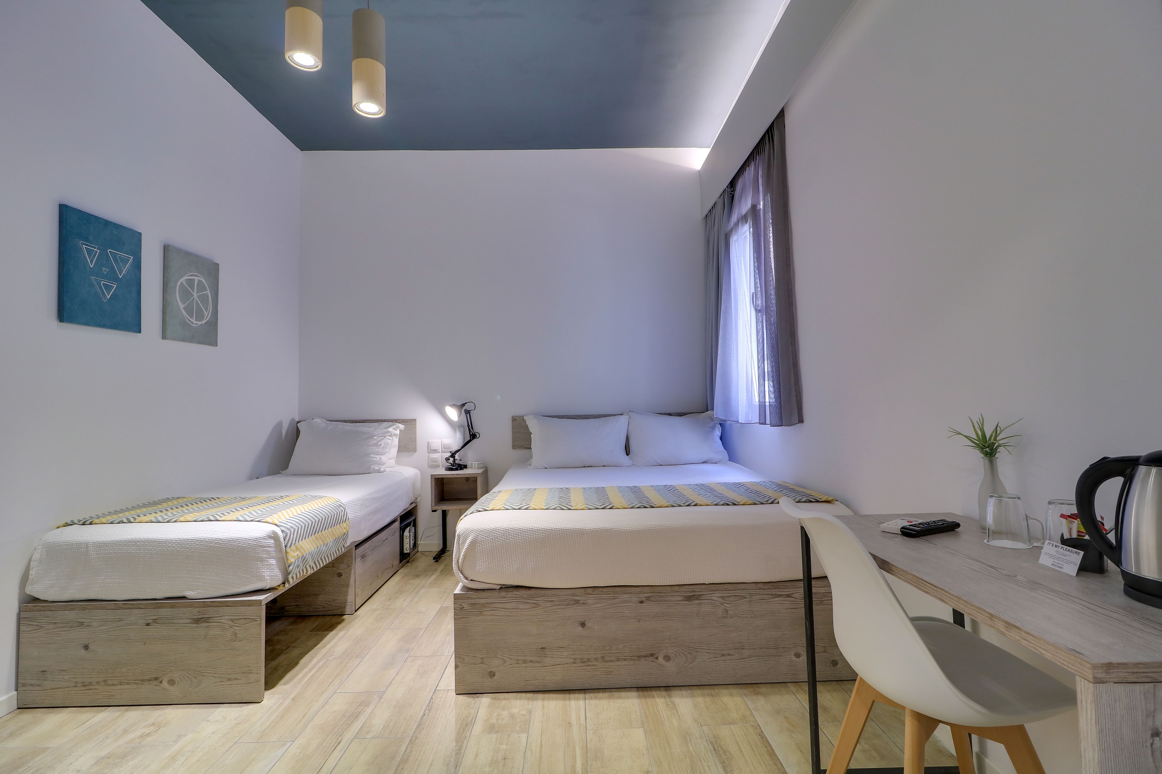 superior twin room | in-room safe, blackout curtains, soundproofing, iron/ironing board