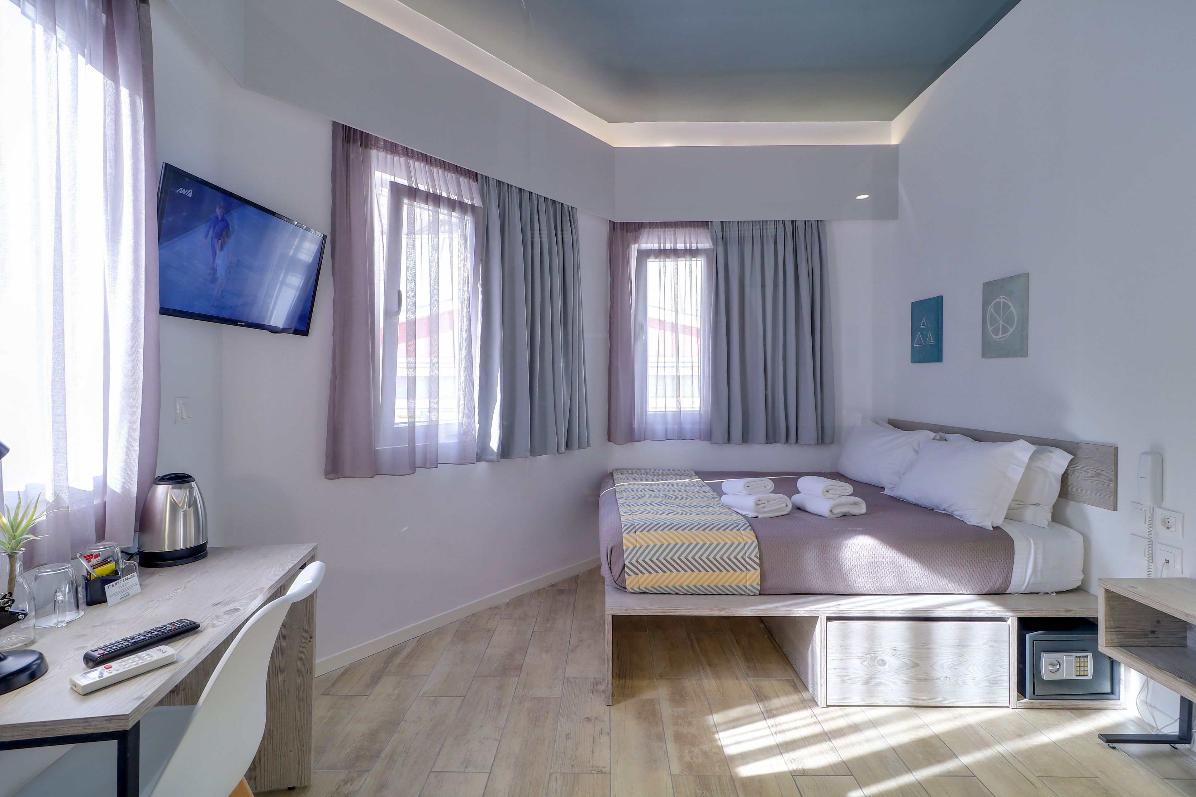 double room | in-room safe, blackout curtains, soundproofing, iron/ironing board