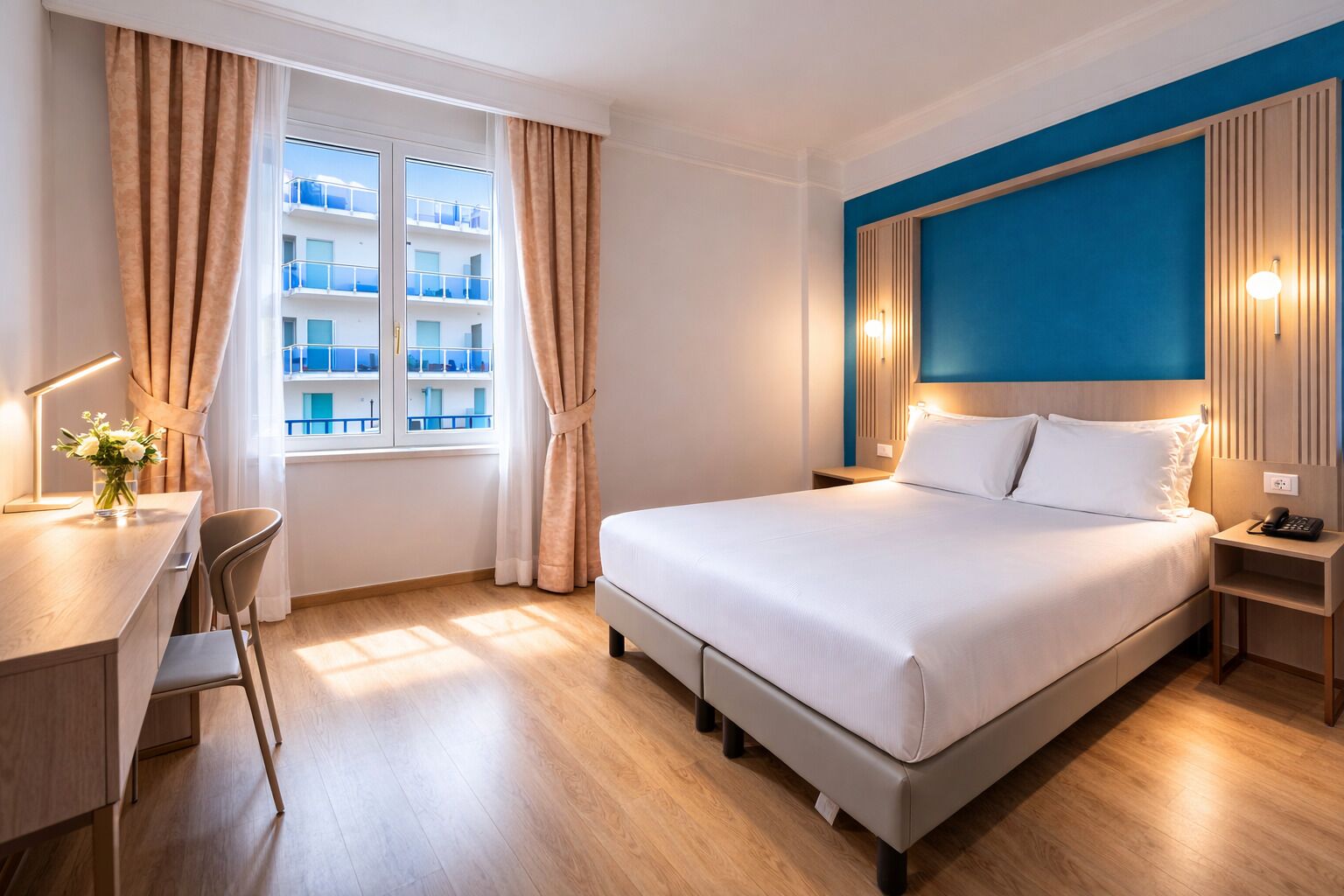 Minibar, in-room safe, desk, laptop workspace