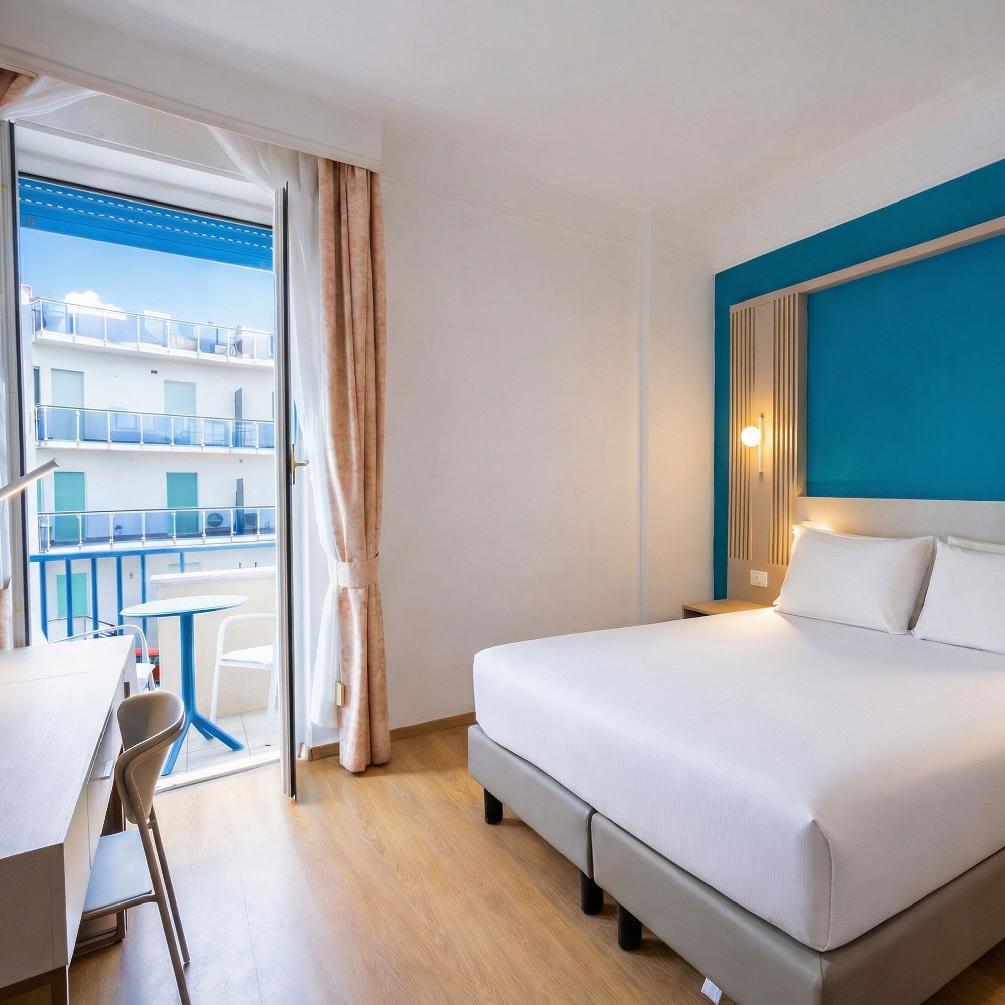 Minibar, in-room safe, desk, laptop workspace