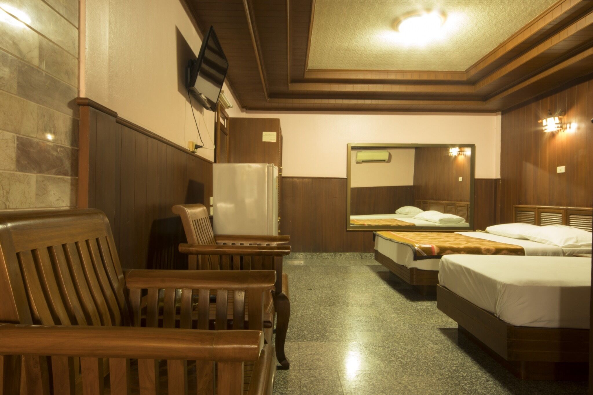 family room | blackout curtains, free wifi, bed sheets