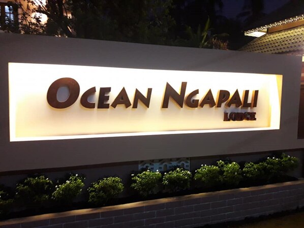 Front of property - evening/night