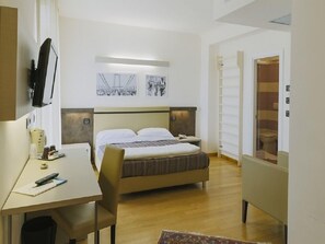 Minibar, in-room safe, desk, blackout drapes