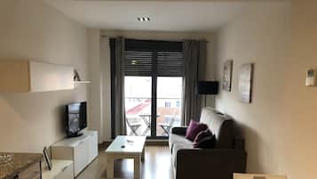 Superior-Apartment, 2 Schlafzimmer, Balkon | Wohnzimmer