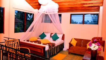 Standard Double Room, 1 King Bed, Balcony, Garden View | View from room