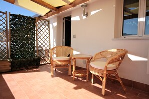 Habitación doble panorámica, balcón | Terraza o patio