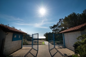 Uitzicht vanuit accommodatie