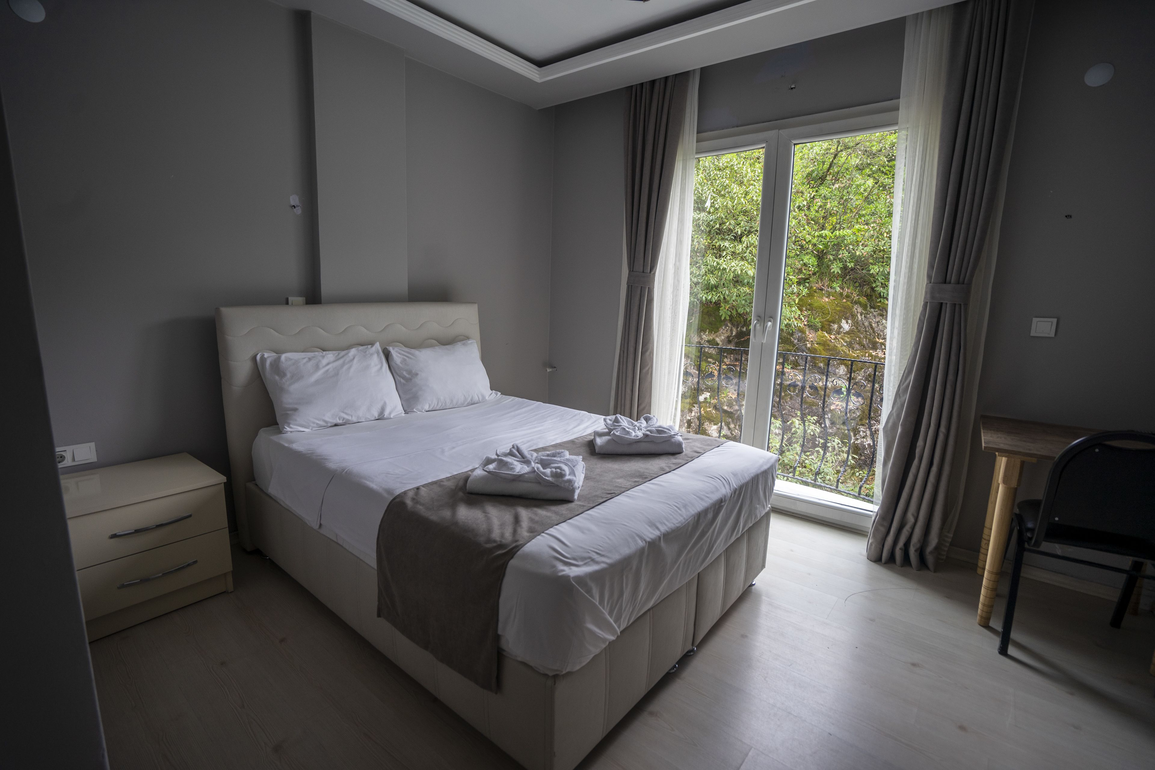 economy double room, mountain view | desk, blackout curtains, soundproofing, free wifi