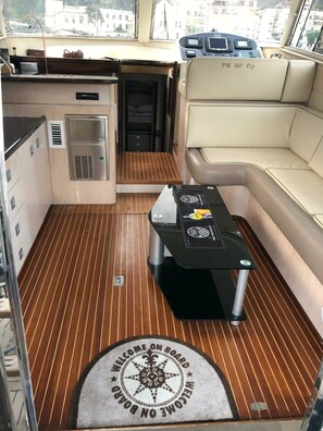 Mobile Home Exclusif, vue mer | Coin séjour