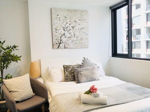 Deluxe Apartment, 2 Bedrooms, Balcony, Sea View