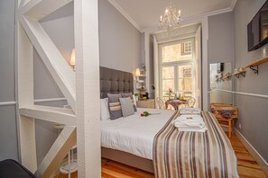 1 soveværelse, minibar, pengeskab på værelset, skrivebord