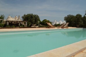 Seasonal outdoor pool - Trulli Acquarossa (Cisternino)