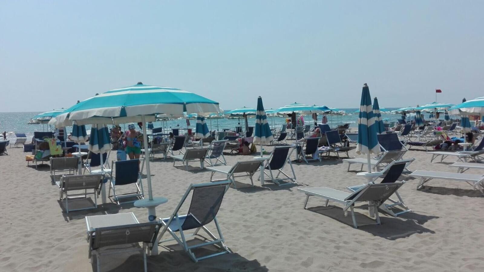 on the beach, white sand