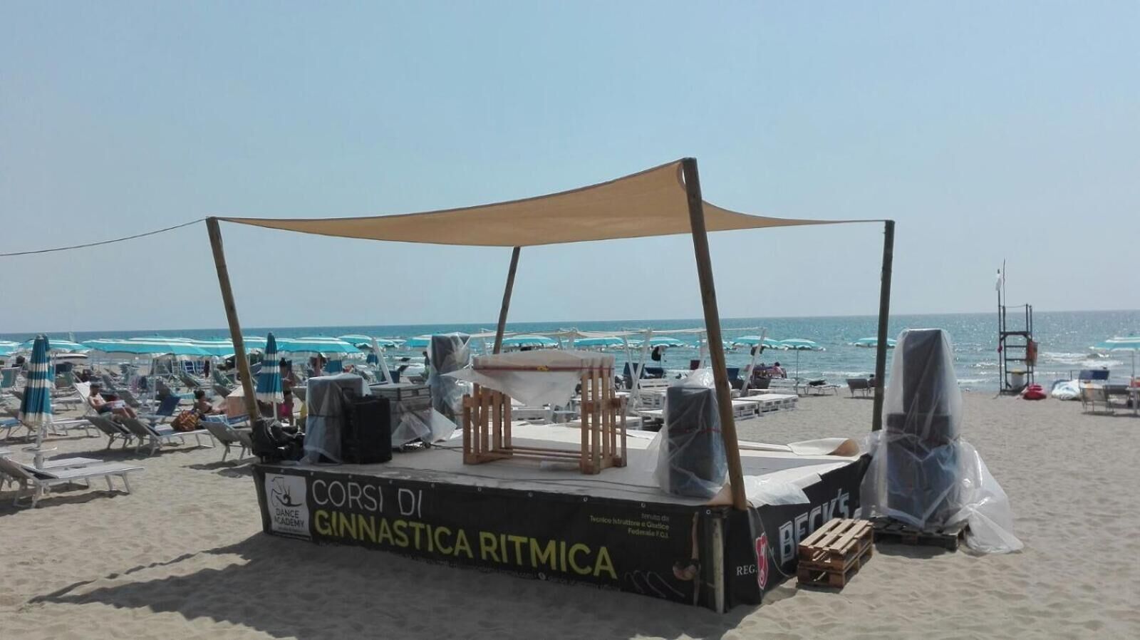 on the beach, white sand