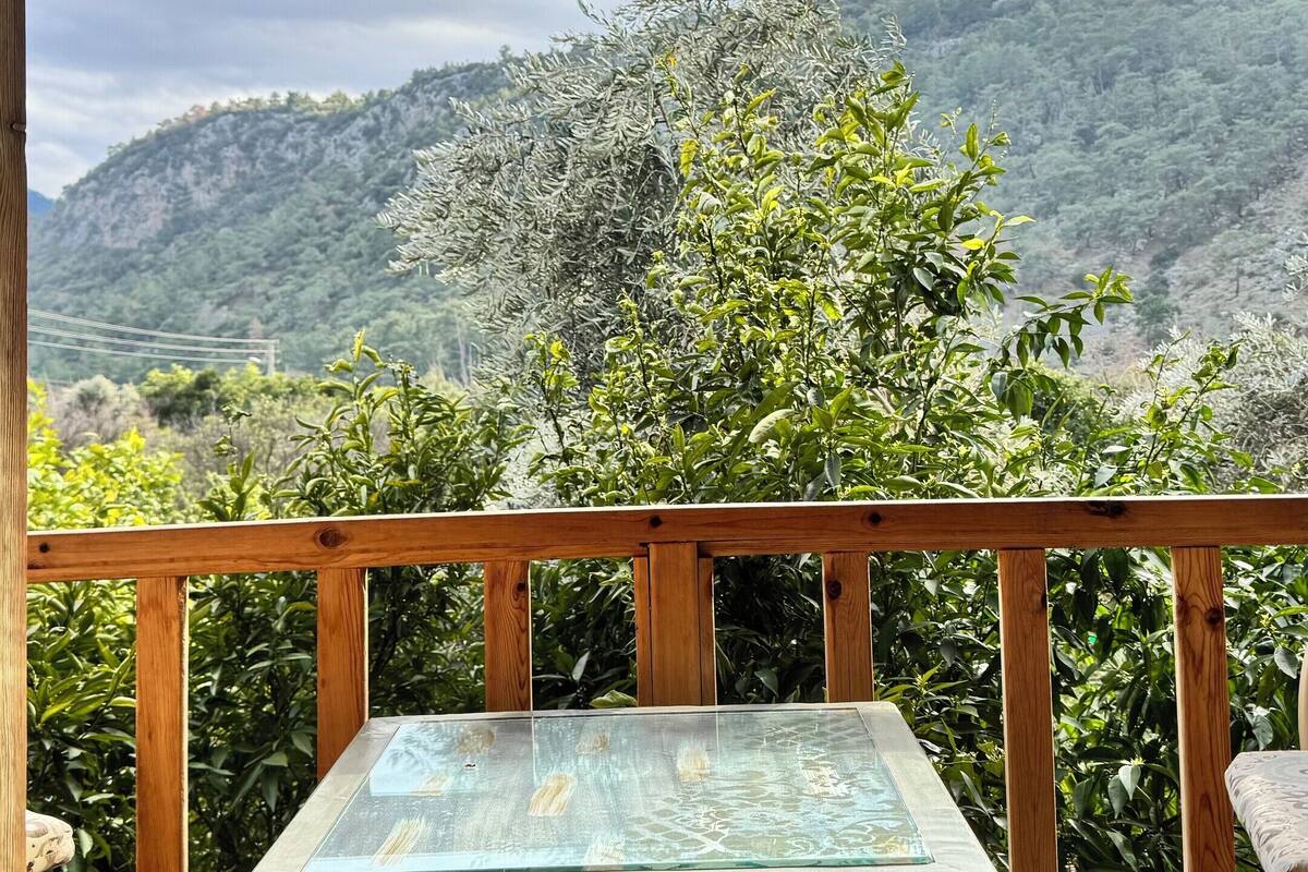 Familienbungalow, 1 Schlafzimmer, Balkon, Bergblick | 1 Schlafzimmer, individuell dekoriert, laptopgeeigneter Arbeitsplatz