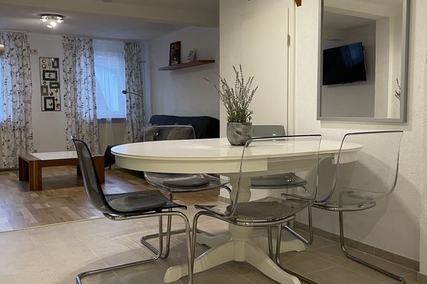 Deluxe Apartment, Private Bathroom, City View (og 2) | Dining