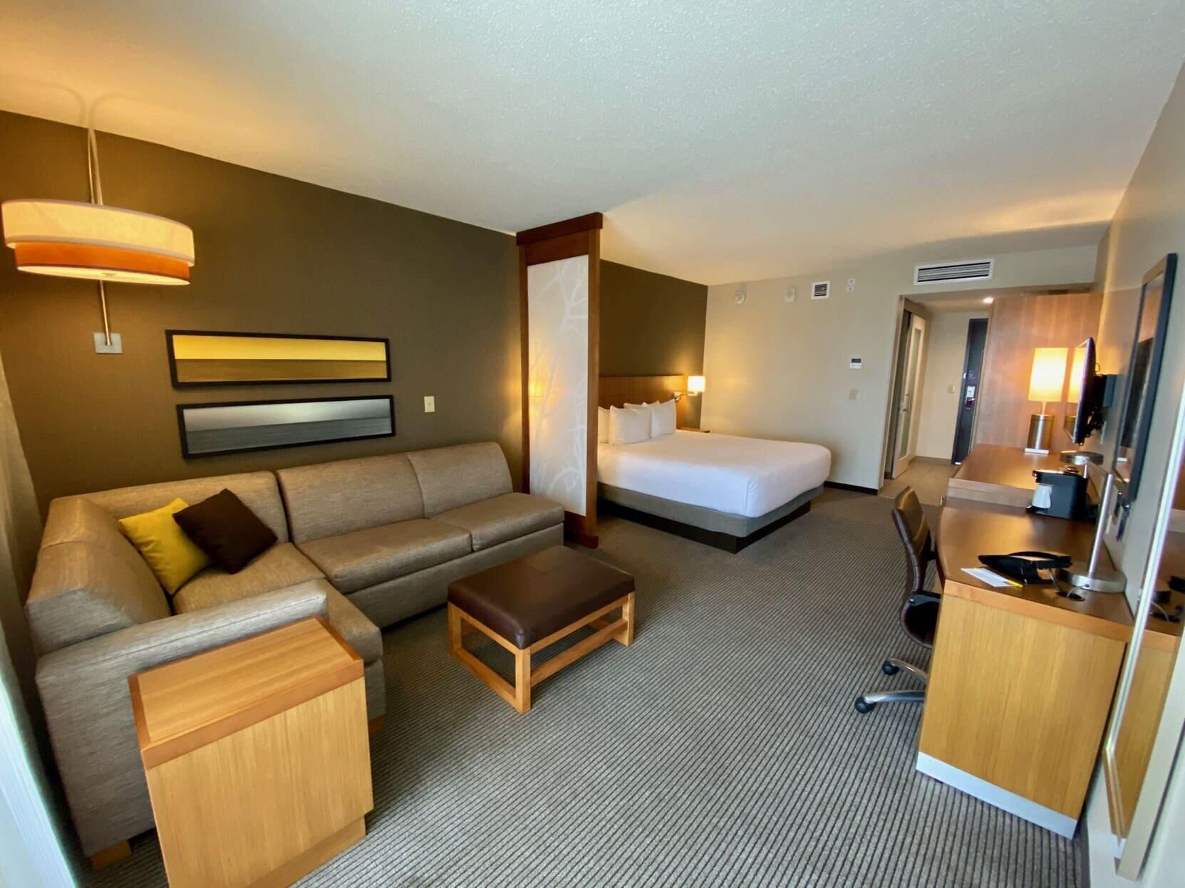 Premium bedding, down comforters, pillowtop beds, in-room safe