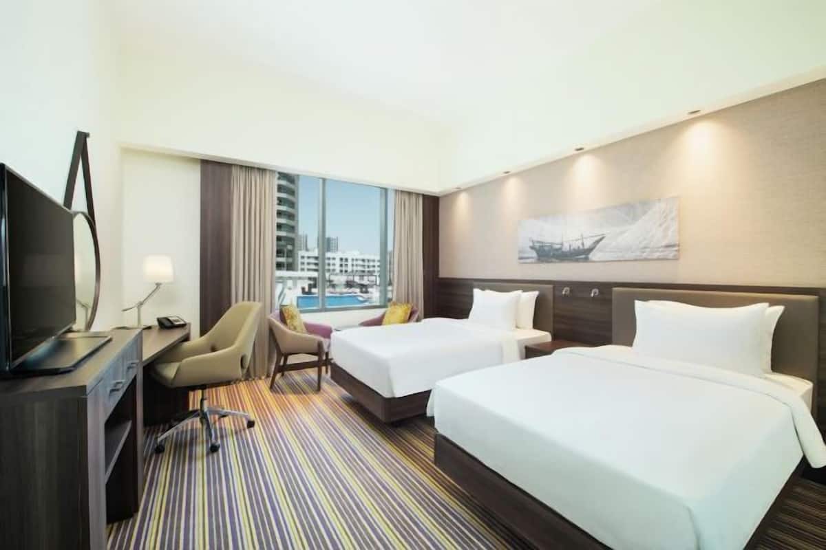 In-room safe, desk, iron/ironing board, free cribs/infant beds