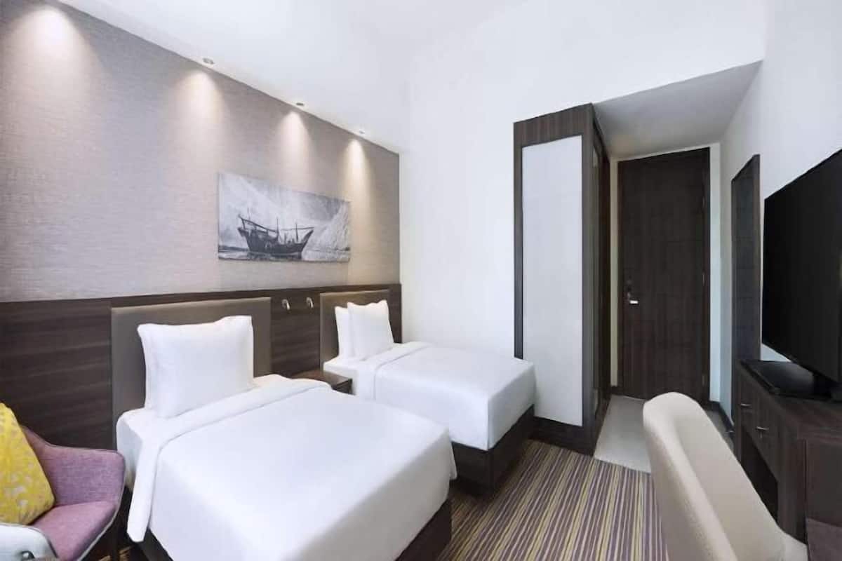 In-room safe, desk, iron/ironing board, free cribs/infant beds
