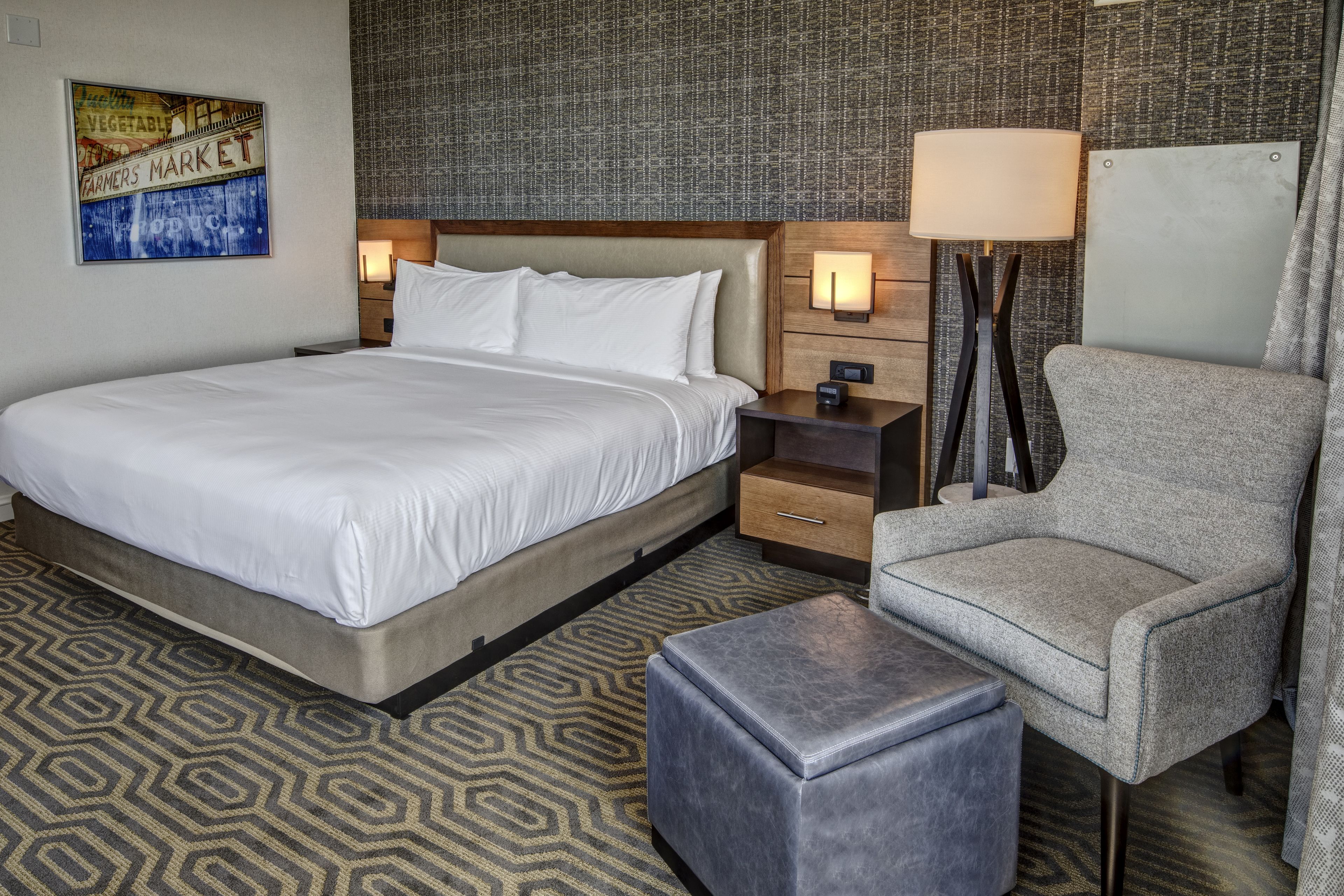 Egyptian cotton sheets, premium bedding, pillowtop beds, in-room safe