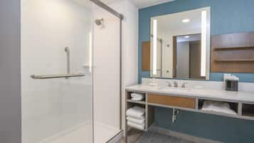 Free toiletries, towels