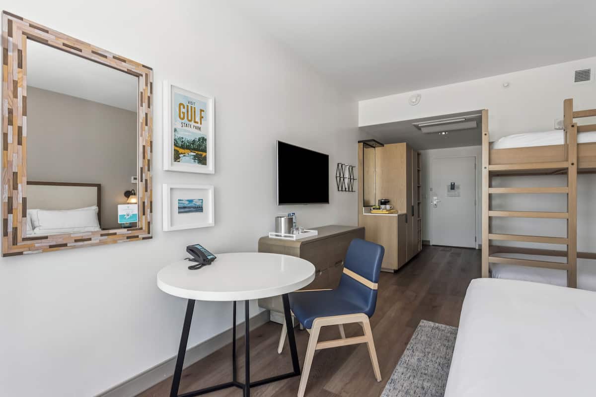 Egyptian cotton sheets, premium bedding, Tempur-Pedic beds, in-room safe