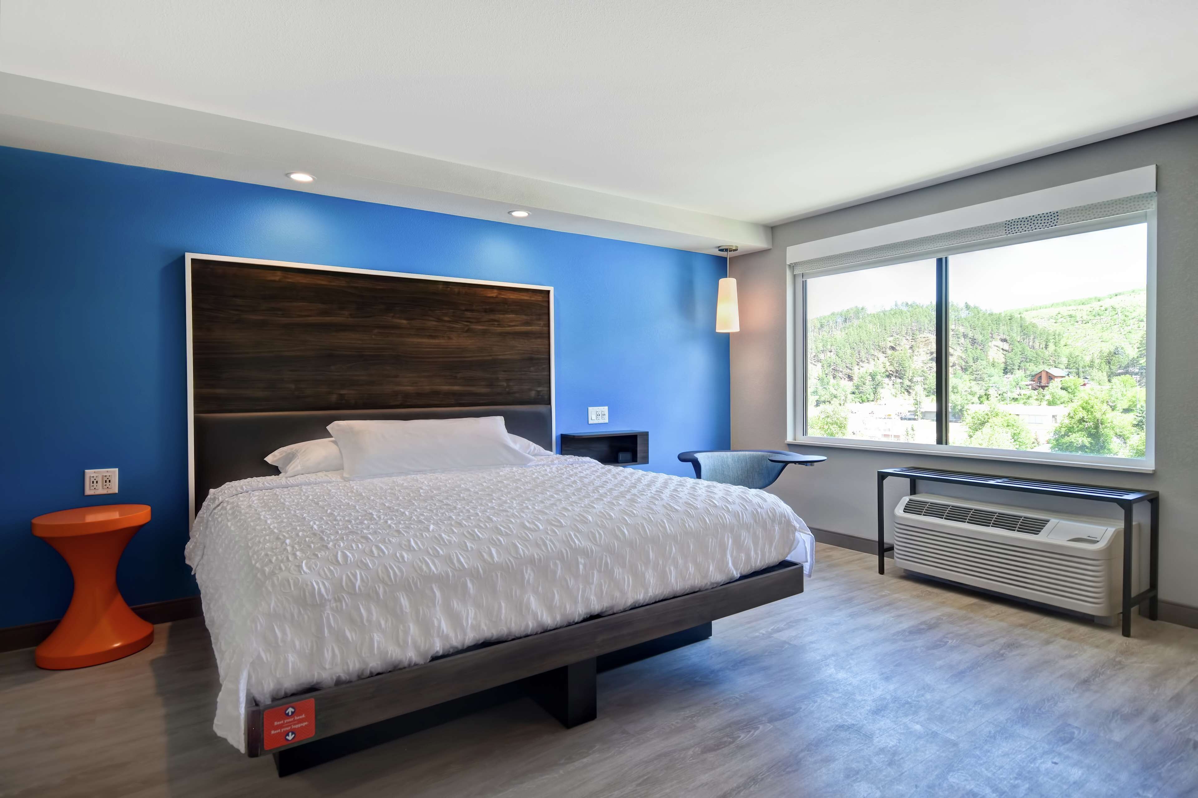 room, 1 king bed, accessible (hearing, roll-in shower) | blackout curtains, iron/ironing board, free wifi, bed sheets