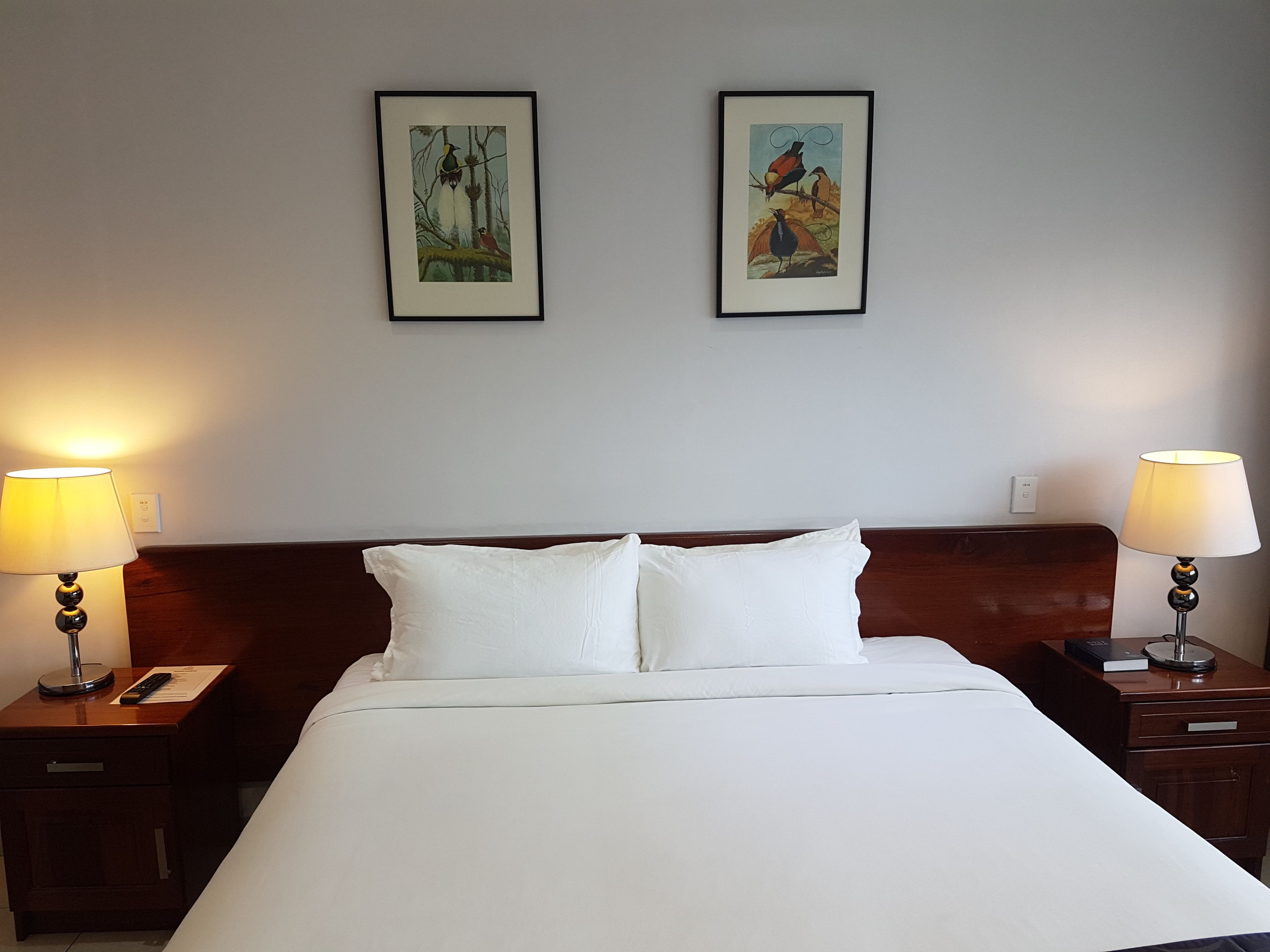deluxe double room | premium bedding, in-room safe, desk, laptop workspace