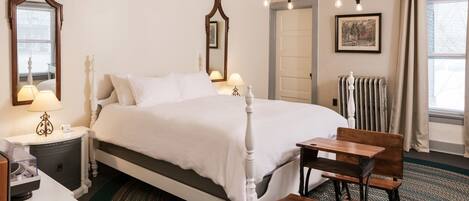 Chambre Classique, 1 grand lit, non-fumeurs | Bureau, Wi-Fi gratuit, draps fournis