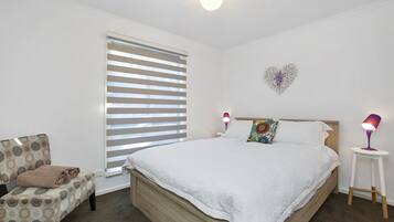 4 bedrooms, iron/ironing board, travel crib, WiFi