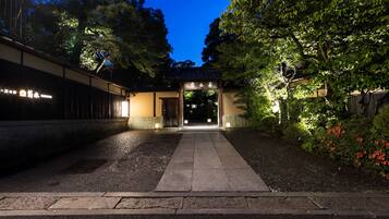 Front of property - evening/night