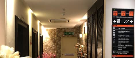 Interior entrance