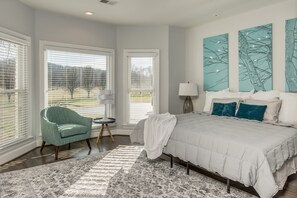 13 bedrooms, memory-foam beds, desk, iron/ironing board