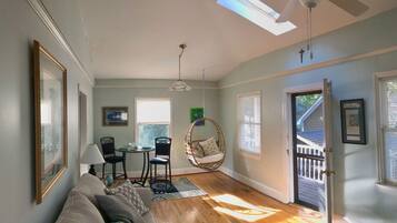 TV connectée, cheminée