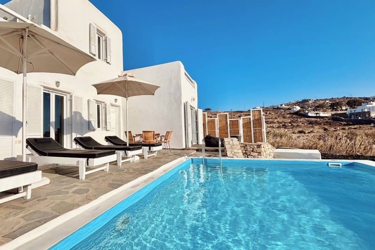Villa, 3 camere da letto, piscina privata, vista mare | Una cassaforte in camera, con stile personalizzato
